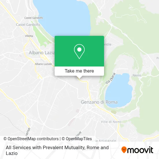 All Services with Prevalent Mutuality map