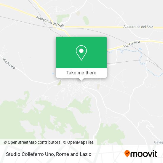 Studio Colleferro Uno map