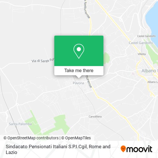 Sindacato Pensionati Italiani S.P.I.Cgil map