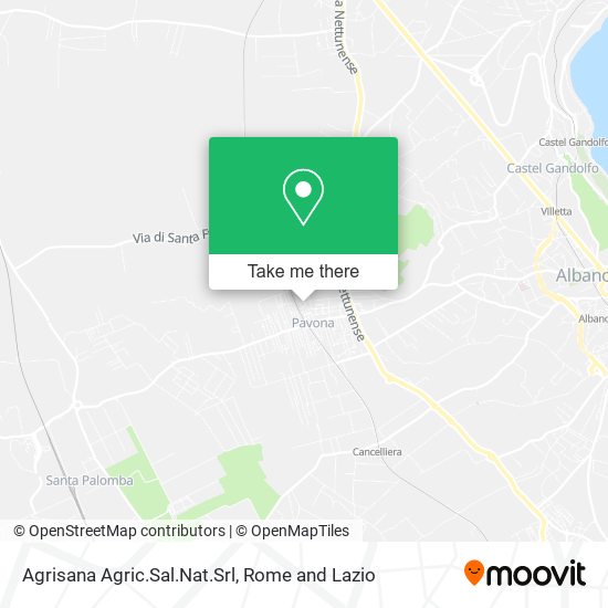 Agrisana Agric.Sal.Nat.Srl map