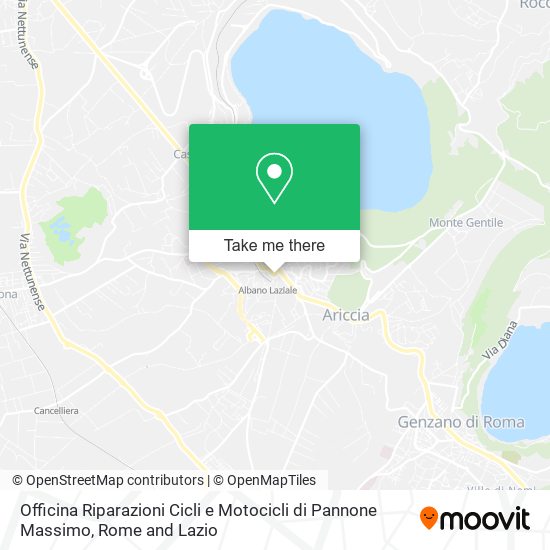 Officina Riparazioni Cicli e Motocicli di Pannone Massimo map