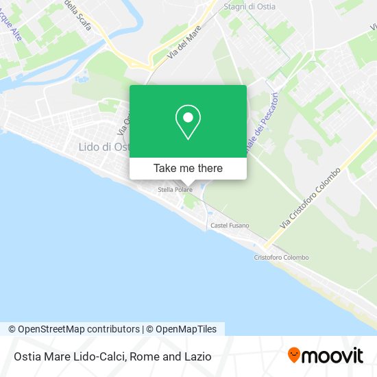 Ostia Mare Lido-Calci map