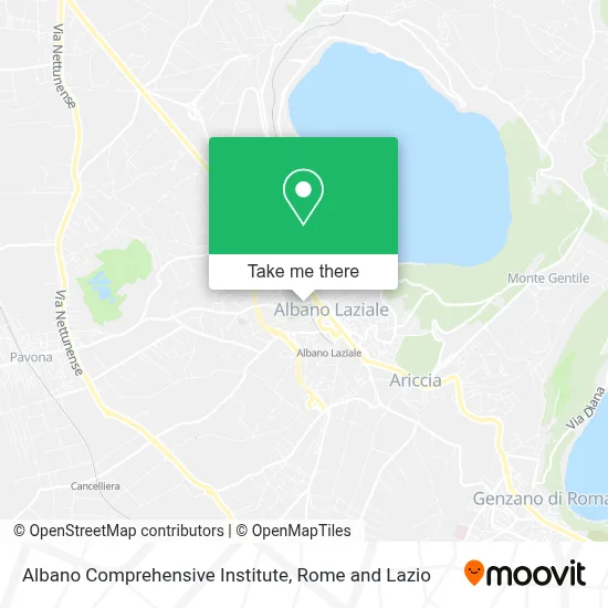 Albano Comprehensive Institute map