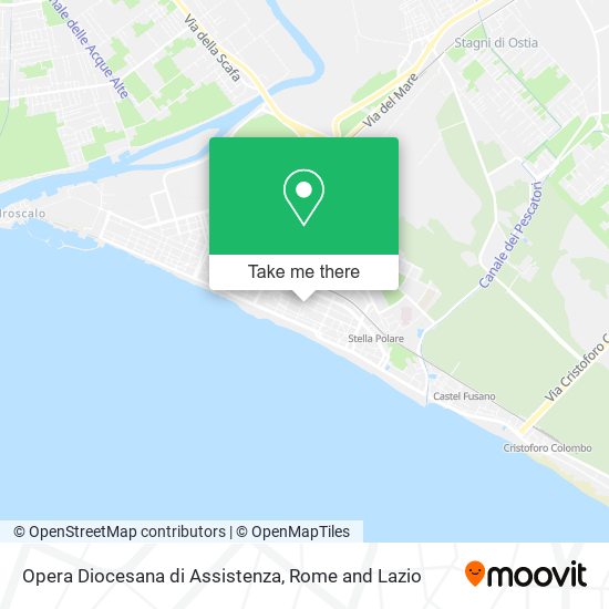 Opera Diocesana di Assistenza map