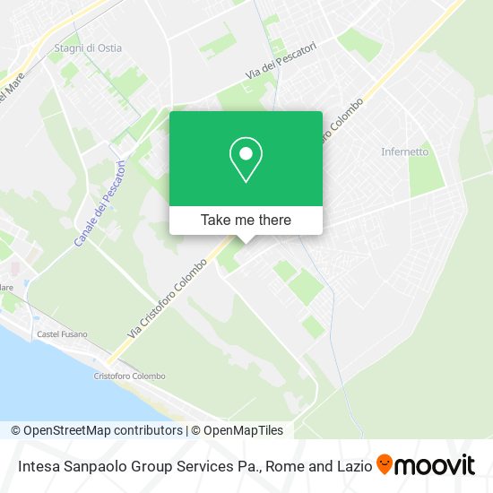 Intesa Sanpaolo Group Services Pa. map