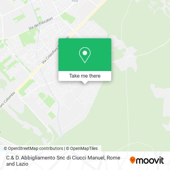 C.& D. Abbigliamento Snc di Ciucci Manuel map