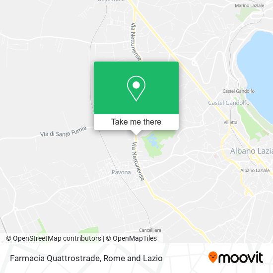 Farmacia Quattrostrade map