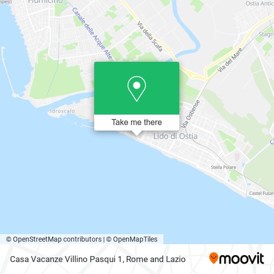 Casa Vacanze Villino Pasqui 1 map