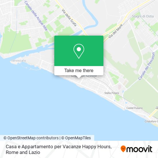 Casa e Appartamento per Vacanze Happy Hours map