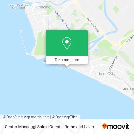Sole d'Oriente Massage Center map