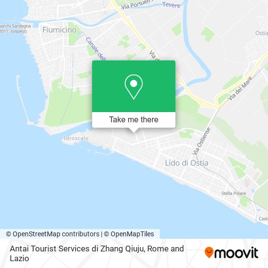 Antai Tourist Services di Zhang Qiuju map