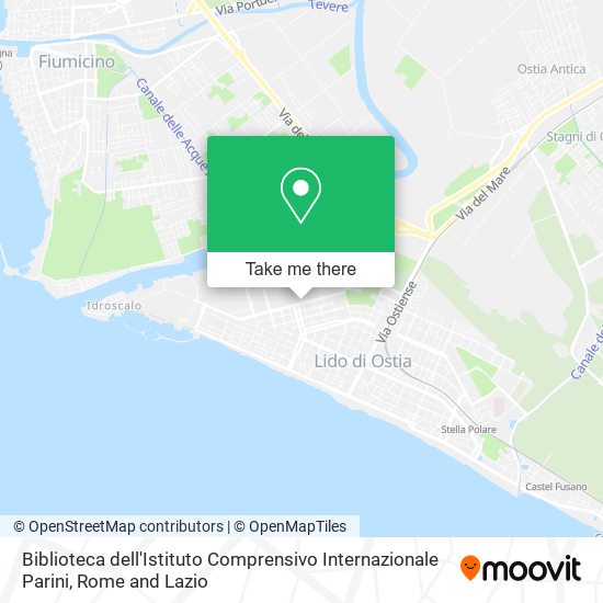 Biblioteca dell'Istituto Comprensivo Internazionale Parini map