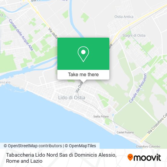 Tabaccheria Lido Nord Sas di Dominicis Alessio map