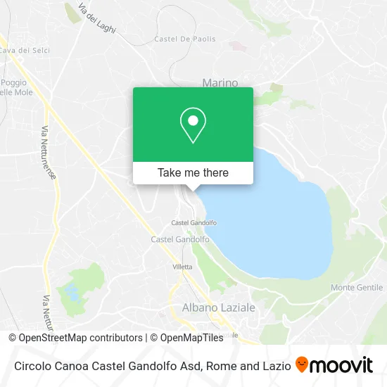 Castel Gandolfo Canoe Club map