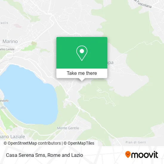 Casa Serena Sms map