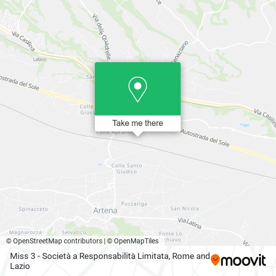 Miss 3 - Società a Responsabilità Limitata map