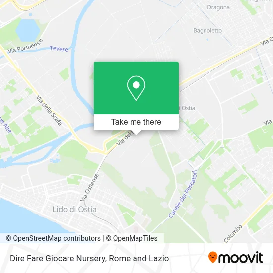 Dire Fare Giocare Nursery map