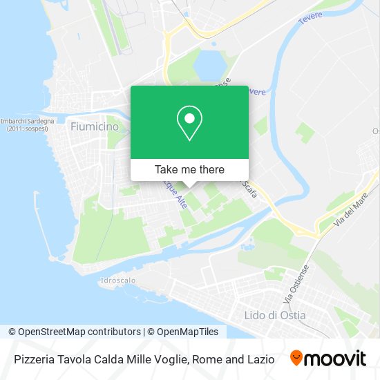 Pizzeria Tavola Calda Mille Voglie map