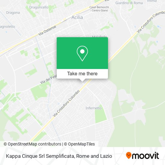 Kappa Cinque Srl Semplificata map