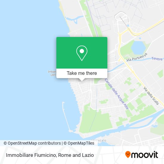 Immobiliare Fiumicino map