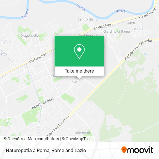 Naturopatia a Roma map