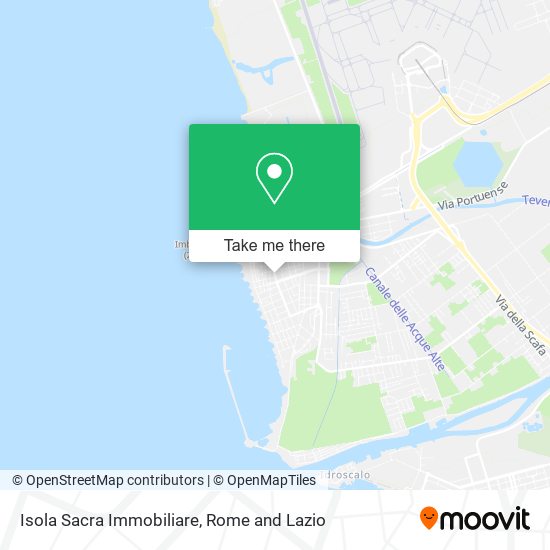 Isola Sacra Immobiliare map