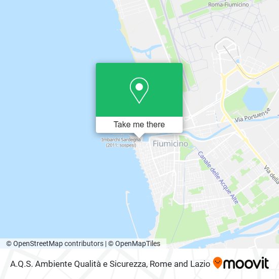 A.Q.S. Ambiente Qualità e Sicurezza map