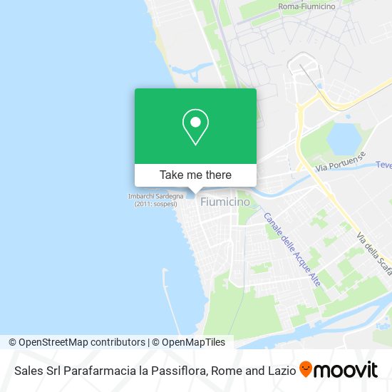 Sales Srl Parafarmacia la Passiflora map