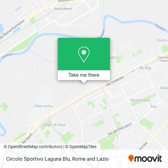 Circolo Sportivo Laguna Blu map