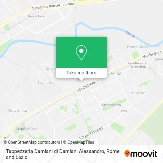 Damiani Upholstery by Alessandro Damiani map