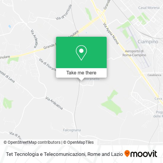Tet Tecnologia e Telecomunicazioni map