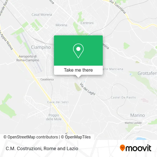 C.M. Constructions map