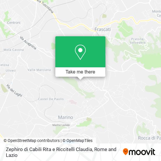 Zephiro di Cabili Rita e Riccitelli Claudia map