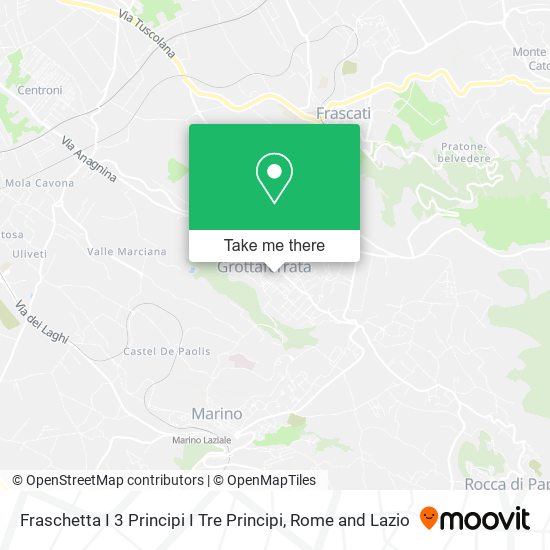 Fraschetta I 3 Principi I Tre Principi map
