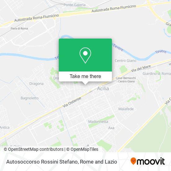 Autosoccorso Rossini Stefano map
