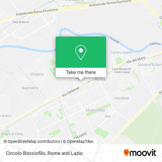 Circolo Bocciofilo map