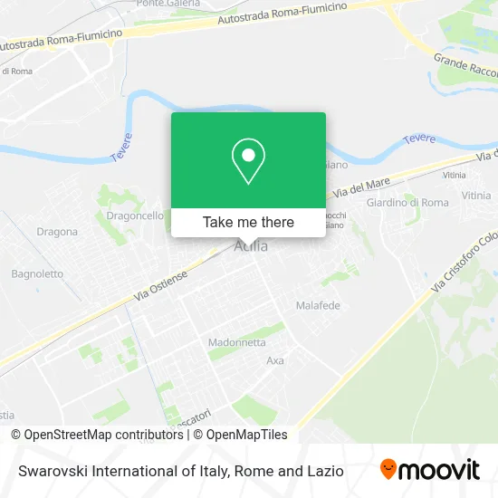 Swarovski International of Italy map