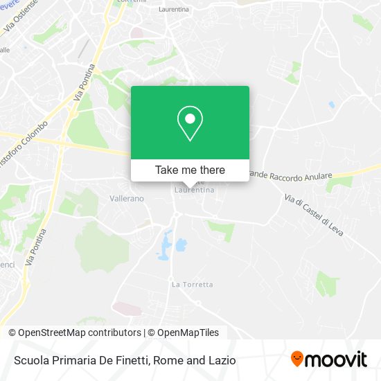 Scuola Primaria De Finetti map