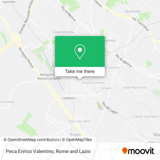 Peca Enrico Valentino map