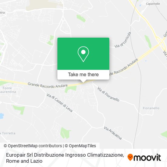 Europair Srl Distribuzione Ingrosso Climatizzazione map
