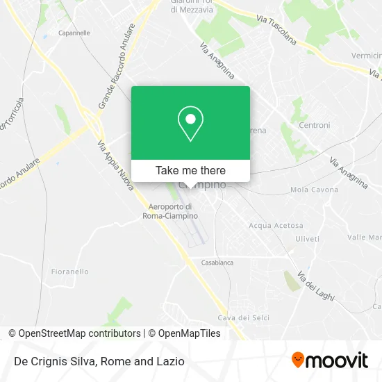 De Crignis Silva map