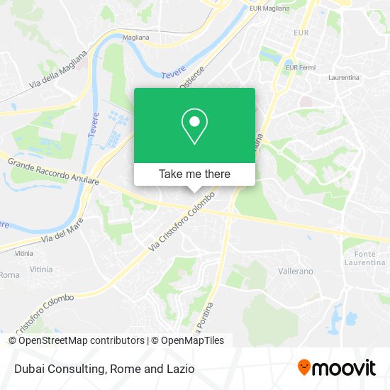 Dubai Consulting map