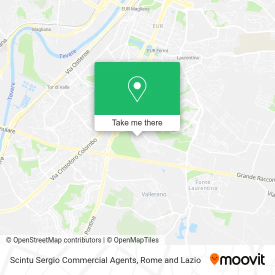 Scintu Sergio Commercial Agents map