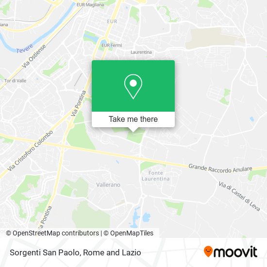 Sorgenti San Paolo map