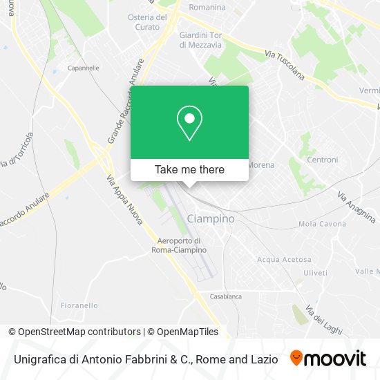 Unigrafica di Antonio Fabbrini & C. map