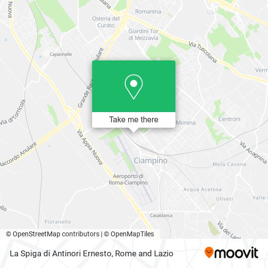 La Spiga di Antinori Ernesto map