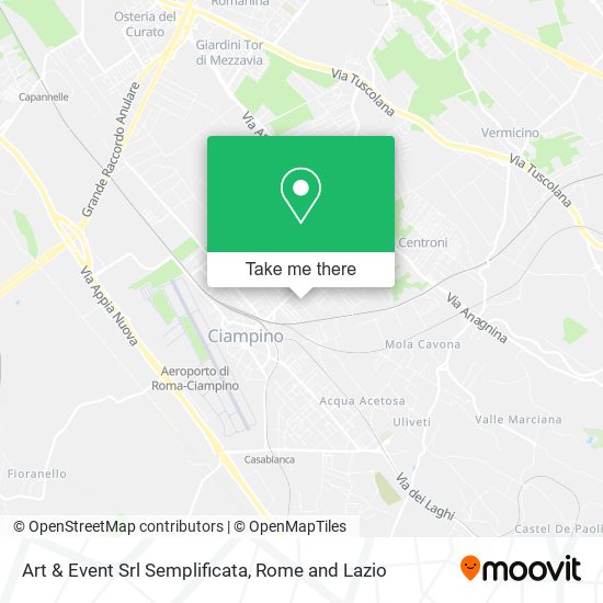 Art & Event Srl Semplificata map