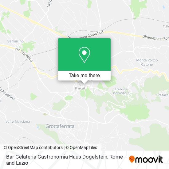 Bar Gelateria Gastronomia Haus Dogelstein map