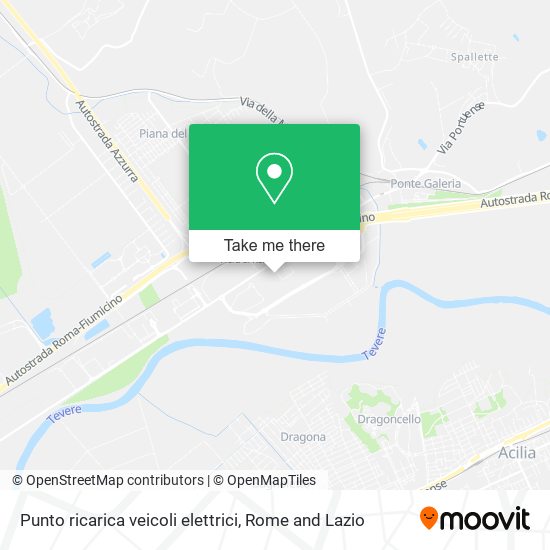 Punto ricarica veicoli elettrici map
