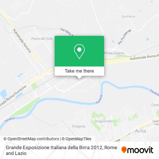 Grande Esposizione Italiana della Birra 2012 map